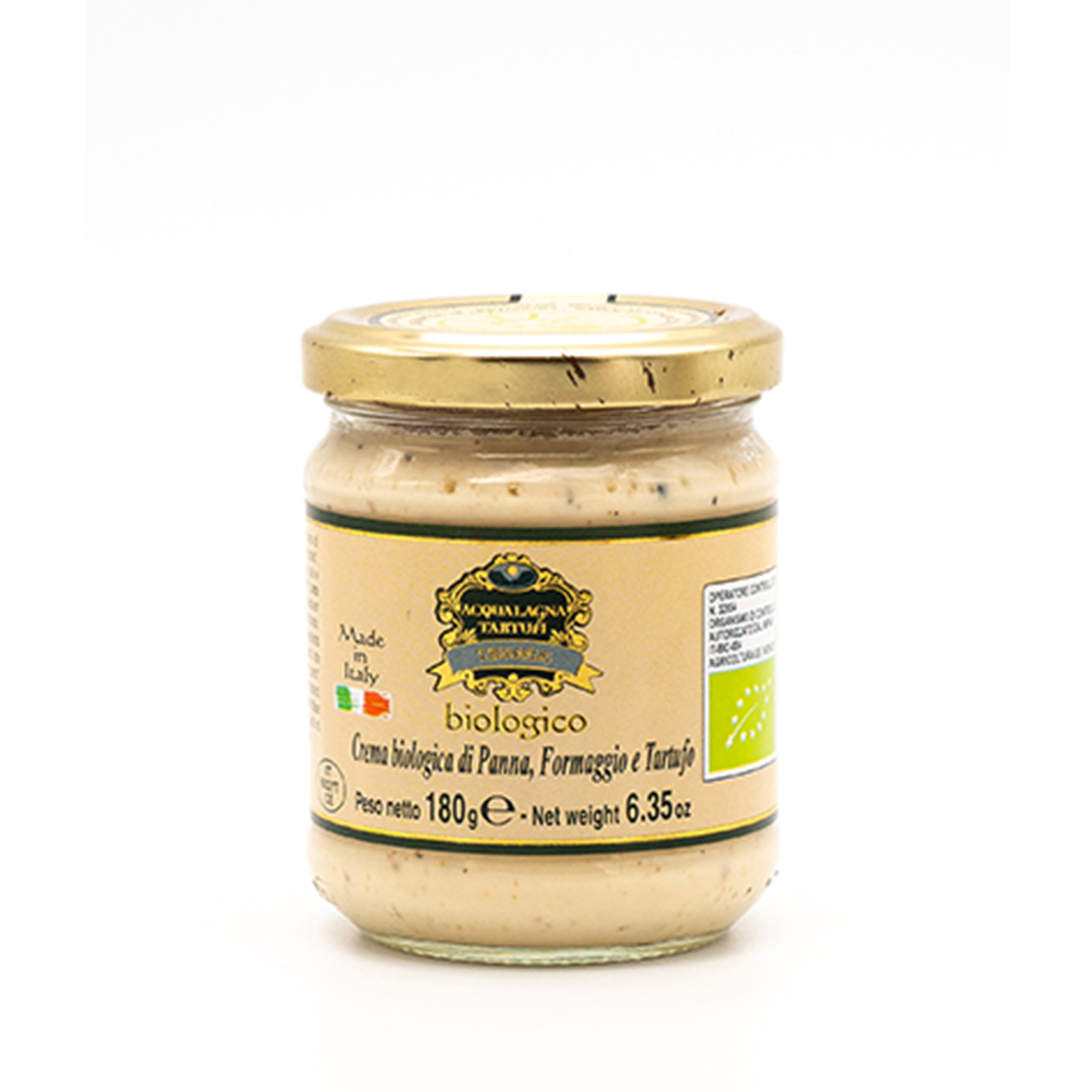 salsa biologica di panna formaggio e tartufo